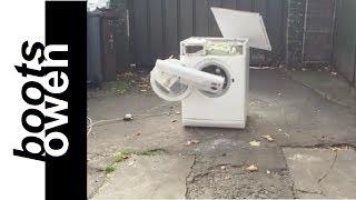 Hoover washer dryer meets brick [upl. by Marola907]