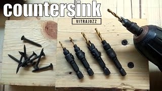 How to use Countersink a Screw [upl. by Etteniuq]