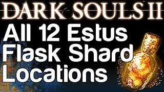 All 12 Estus Flask Shard Locations  Dark Souls 2  WikiGameGuides [upl. by Atteuqahs]