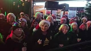 WHAT CHRISTMAS MEANS TO ME Rock Choir at Birkdale Lights Switch On 1st December 2024 [upl. by Jat500]