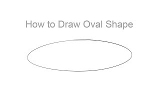 How to Draw Oval Shape Practice Oval Drawing for Mastery [upl. by Hpesoj458]