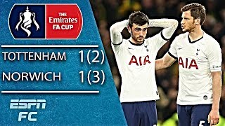 Tottenham stunned by Norwich City to crash out of the FA Cup  ESPN FC [upl. by Swithbart836]