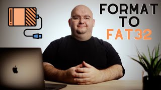 How To FORMAT EXTERNAL DRIVE TO FAT32 [upl. by Annad]