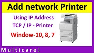 How to install network printer in windows 10 [upl. by Saw]