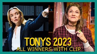 TONY AWARDS 2023 All Winners  With CLIPS [upl. by Fonda10]