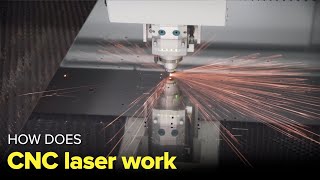 How does the CNC Fiber laser cutting machine work  Factories [upl. by Hertberg]