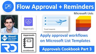 Power Automate flow Approval Reminders with Microsoft Lists [upl. by Haff263]