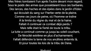 Manau  La tribu de Dana Lyrics [upl. by Olenka57]