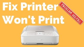 How to Fix A Printer That Wont Print [upl. by Clarance633]