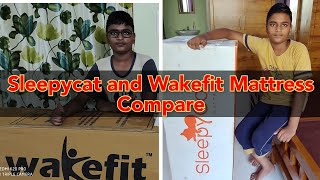 sleepycat and wakefit mattress Comparison [upl. by Siri288]