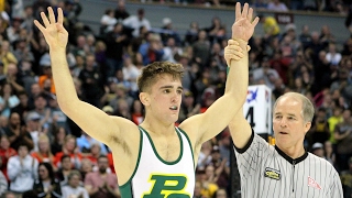 Hunter Willits becomes fourtime state wrestling champion [upl. by Guimond]