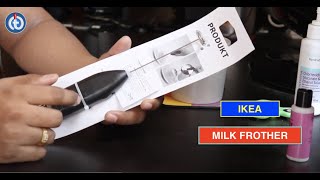 IKEA MILK FROTHER Review amp Battery Installation [upl. by Nahgrom]