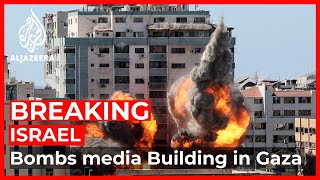 ‘Give us 10 minutes’ How Israel bombed a Gaza media tower [upl. by Yhtommit]