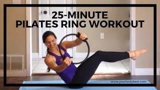 25Minute Full Body Pilates Ring Workout [upl. by Ettenyl]