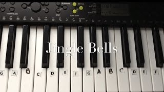 Jingle Bells KeyboardPiano Tutorial for Beginners  Easy [upl. by Philomena]