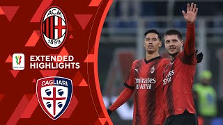 AC Milan vs Cagliari Extended Highlights  Coppa Italia  CBS Sports Golazo [upl. by Clive348]