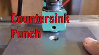 Punching Countersunk Holes [upl. by Sylvia]