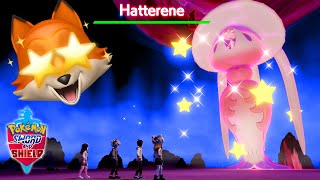 SHINY GIGANTAMAX HATTERENE  POKEMON HOME Pokemon Sword  Shield [upl. by Lamarre876]