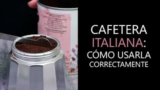 CÓMO USAR LA CAFETERA ITALIANA Guía básica para preparar café [upl. by Wright]