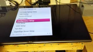 LG Digital Signage Setup [upl. by Enaywd567]