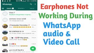 Fix WhatsApp Voice Problem During Video Call [upl. by Aenotna637]