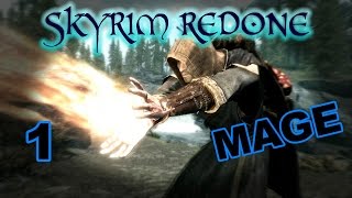 Skyrim Mage  SkyRe  Part 1  Slip N Slide [upl. by Ailsun]