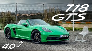 NEW 2020 Porsche Boxster GTS 40 Road Review  Carfection [upl. by Rowney400]