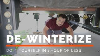 how to dewinterize an RV [upl. by Otilrac]