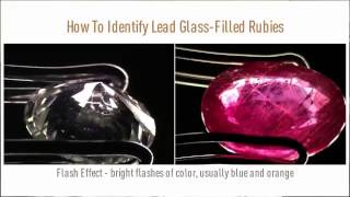 How to Classify a Lead Glass–Filled Ruby by GIA [upl. by Gnov378]