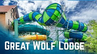 ALL WATER SLIDES at Great Wolf Lodge Poconos Pennsylvania [upl. by Jamila]