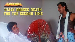 Vijay dodges death for the second time  Agneepath 1990  Amitabh Bachchan Mithun Chakraborty [upl. by Briggs]