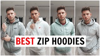 BEST amp COMFIEST ZIP HOODIES For Men 2020  Menswear Essentials [upl. by Aisnetroh]