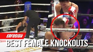 TOP 3 Female Knockouts On Enfusion [upl. by Yblek]