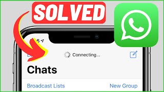 How to Solve WhatsApp Connecting Problem iPhone [upl. by Caitlin39]