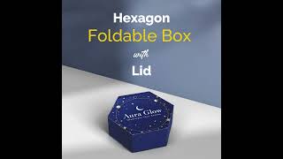 Get Foldable Hexagon Boxes  OXO Packaging [upl. by Salas]