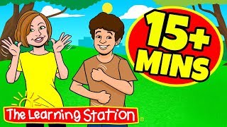 Boom Chicka Boom Song ♫ 15 MINS ♫ Brain Breaks amp Action Songs ♫ Kids Songs by The Learning Station [upl. by Otrepur]