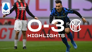 AC MILAN 03 INTER  HIGHLIGHTS  SERIE A 2021  LuLa turns Milano Nerazzurra ✌🏻⚫🔵 [upl. by Cathlene943]