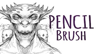 How to Create a Pencil Brush in Photoshop [upl. by Amarillas]