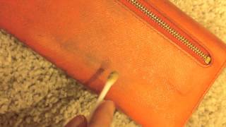 DIY ♥ Cleaning my Prada Leather Wallet [upl. by Sapers]