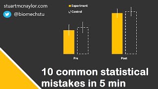 Ten Statistical Mistakes in 5 Min [upl. by Farwell514]