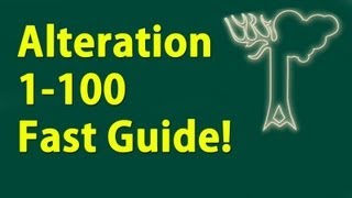 Alteration 1100 Guide Skyrim Fastest way to level [upl. by Parsifal]