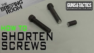 How to Shorten Screws [upl. by Vedetta]