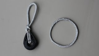 How to splice a Dyneema loop [upl. by Lleinnad]