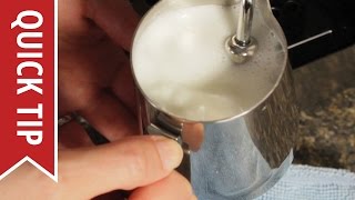 How to AutoFroth Milk for Lattes [upl. by Shiverick]