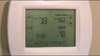 Horizon Services Inc  How To Use Your Honeywell VisionPRO IAQ Thermostat  Part 5 [upl. by Pepi]