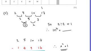 Sequences IGCSE Maths Extended Cambridge Past Paper Questions [upl. by Iah700]