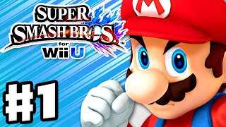 Super Smash Bros Wii U  Gameplay Walkthrough Part 1  Mario Nintendo Wii U Gameplay [upl. by Akemet]