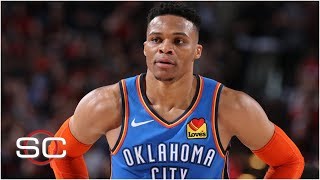 Will Russell Westbrook get traded after OKC shipped Paul George to the Clippers  SportsCenter [upl. by Aihsenek]