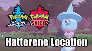 POKEMON SWORD AND SHIELD  Where to find Hatterene Wild Hatterene Location [upl. by Bocoj609]