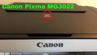 ✅ How To Use Canon Pixma MG3022 Printer Review [upl. by Flodnar152]